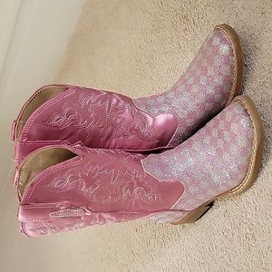 Pink Roper girls boots size 11